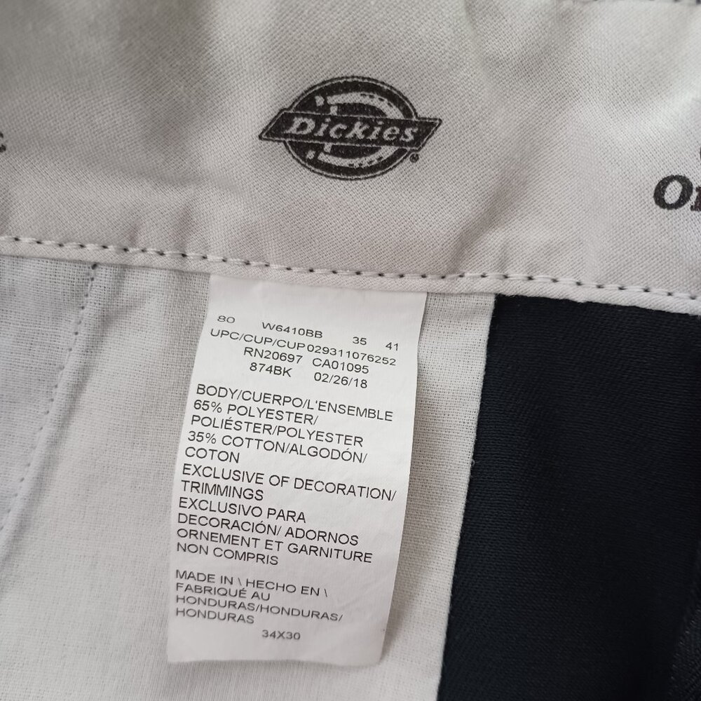 Men's black Dickies 874 pants - Size 35 - Picture 8 of 8